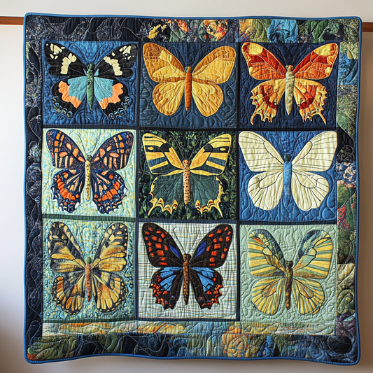 Vibrant Flight Quilted Blanket NCU0VL1086