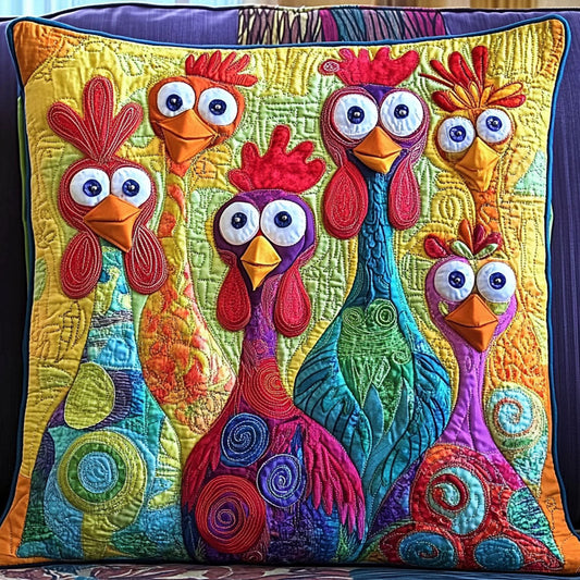 Vibrant Flock Quilted Pillow Case NCU0NT6263
