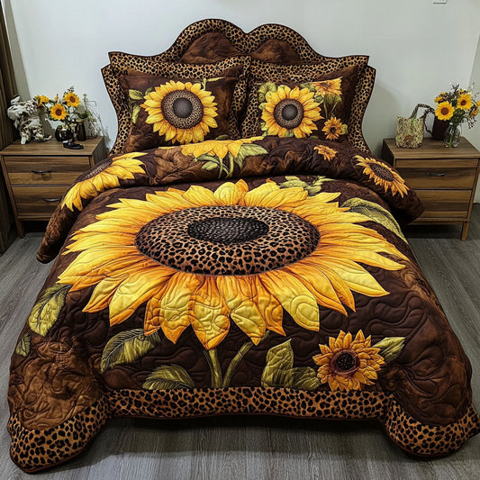 Vibrant Garden 3-Piece Quilted Bedding Set NCU0NT5531