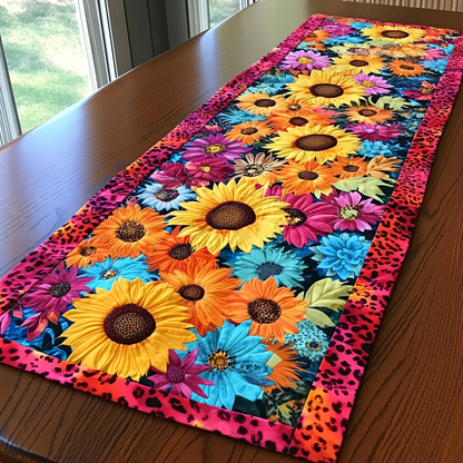 Vibrant Garden Quilted Table Runner NCU0DK6128