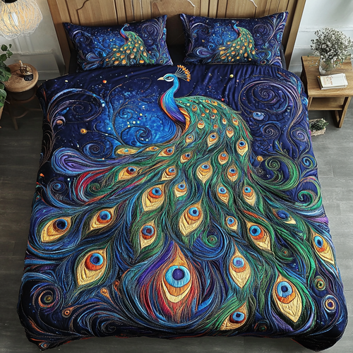 Vibrant Glory 3-Piece Quilted Bedding Set NCU0DK2619
