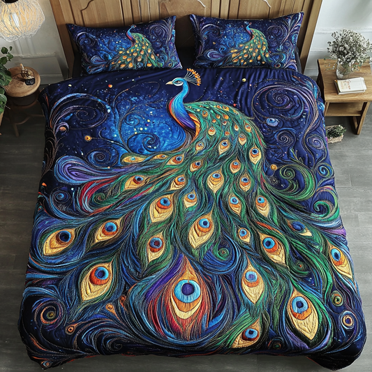 Vibrant Glory 3-Piece Quilted Bedding Set NCU0DK2619