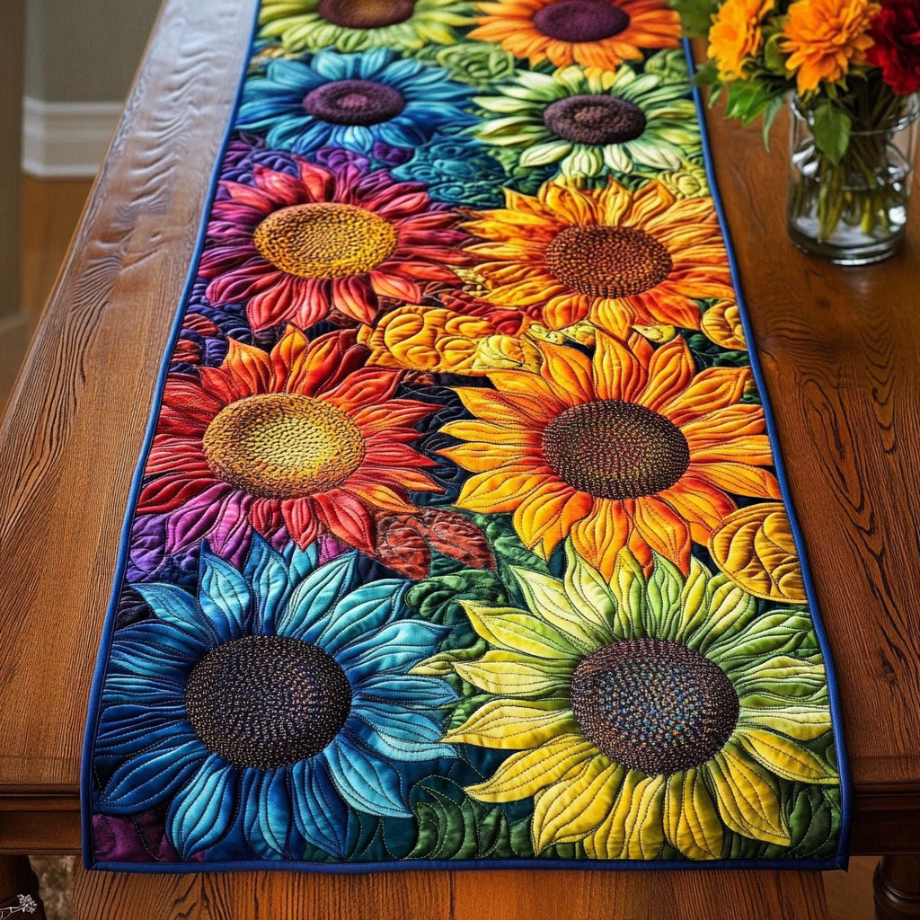 Vibrant Glory Quilted Table Runner NCU0NT5664