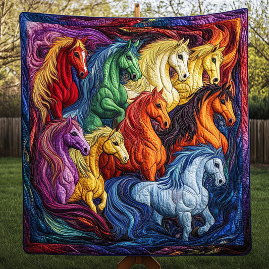 Vibrant Herd Quilted Blanket NCU0NT6500