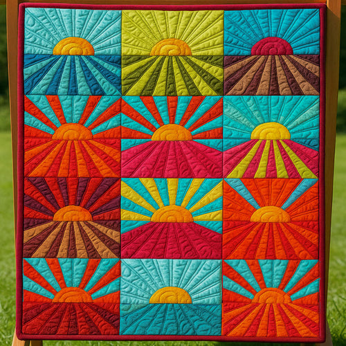 Vibrant Horizon Quilted Blanket NCU0NT6527