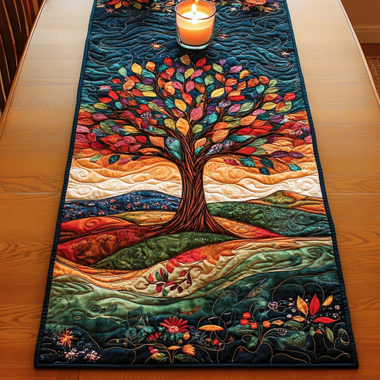 Vibrant Horizon Quilted Table Runner NCU0VH980