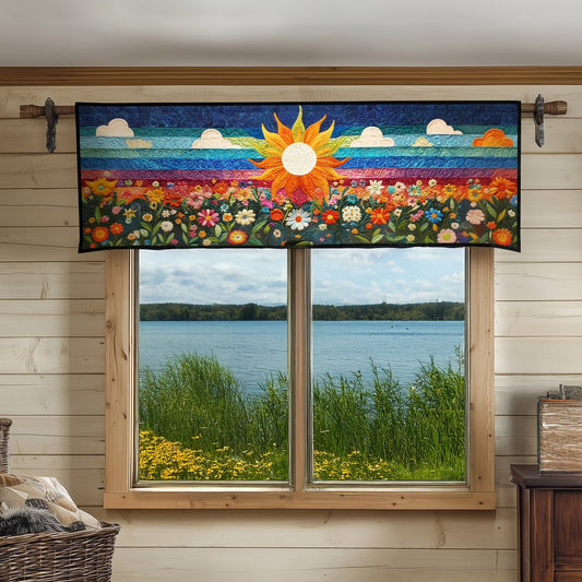 Vibrant Horizon Quilted Valance NCU0PT6119
