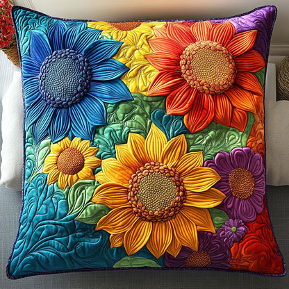Vibrant Meadow Quilted Pillow Case NCU0NT5913