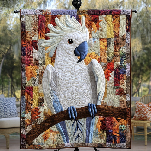 Vibrant Plumage Quilted Blanket NCU0VH4272