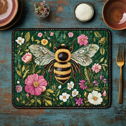 Vibrant Pollinator Quilted Place Mat NCU0VH2511