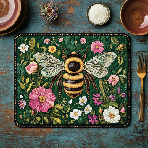 Vibrant Pollinator Quilted Place Mat NCU0VH2511