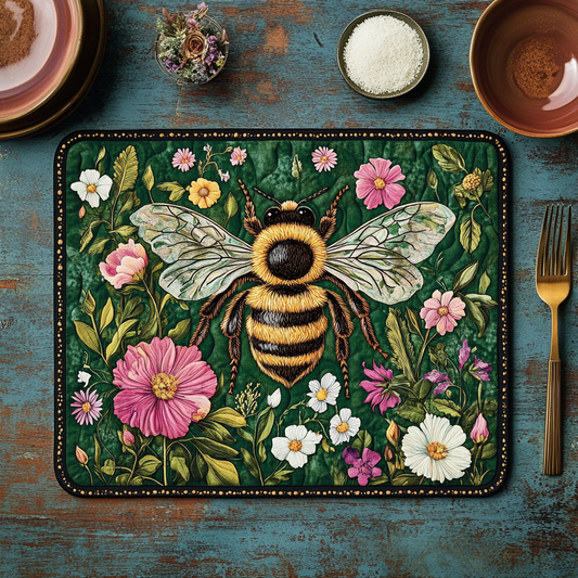 Vibrant Pollinator Quilted Place Mat NCU0VH2511