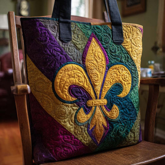 Vibrant Revels Quilted Tote Bag NCU0NT11591