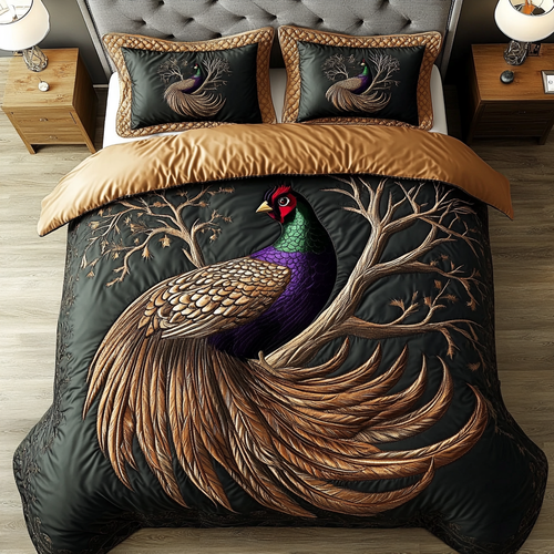 Vibrant Roost 3-Piece Quilted Bedding Set NCU0VH2520
