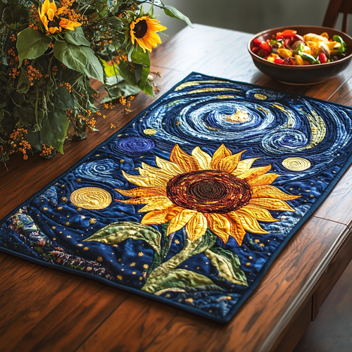 Vibrant Sunflowers Quilted Placemat NCU0VL403