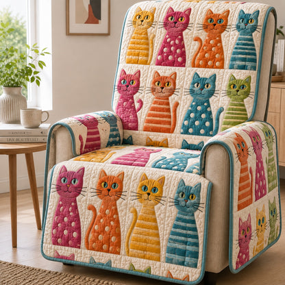 Vibrant Tail Stride Quilted Sofa Cover NCU0VL3957