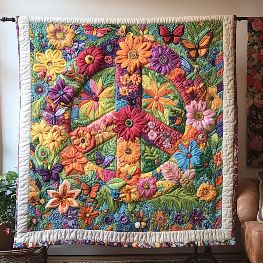 Vibrant Tranquility Quilted Blanket NCU0DK6464