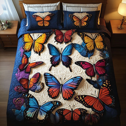 Vibrant Voyage 3-Piece Quilted Bedding Set NCU0PT2299