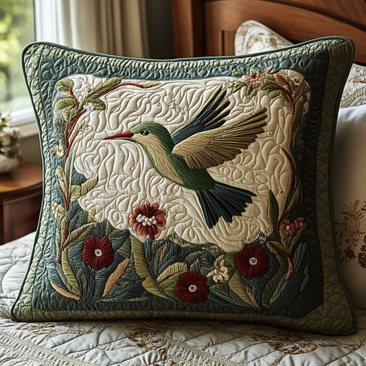 Vibrant Wings Quilted Pillow Case NCU0DV5708