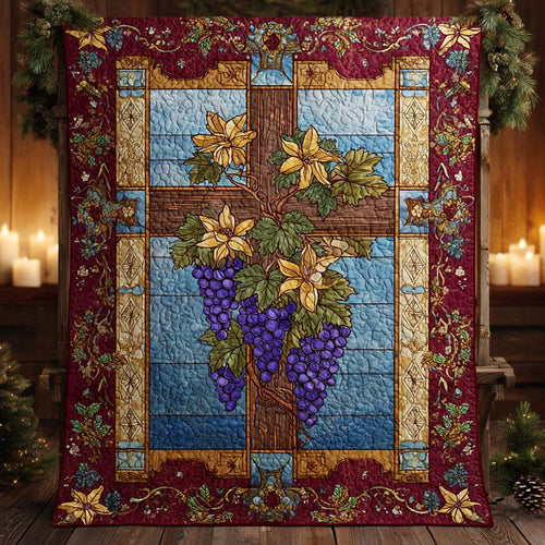 Vine of Grace Quilted Blanket NCU0XD476