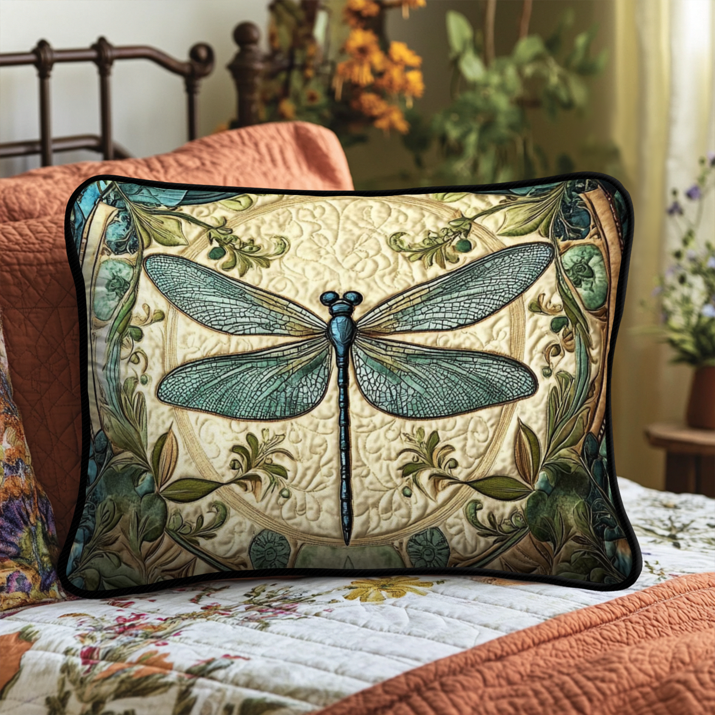 Vintage Charm Quilted Bedding Pillow Case NCU0NT3648