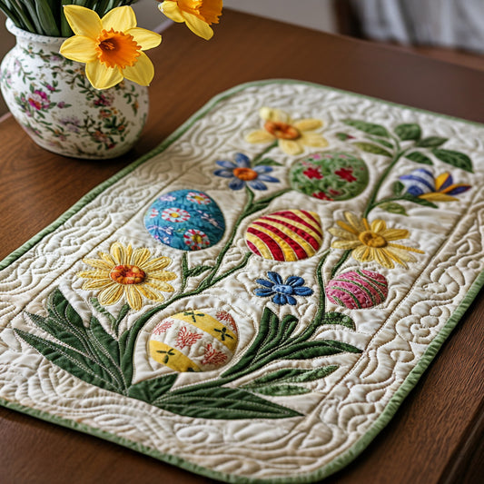 Vintage Easter Charm Quilted Place Mat NCU0PT4956