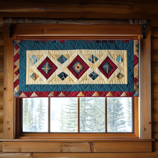 Vintage Bloom Quilted Valance NCU0DK3809