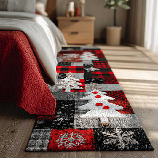 Vintage Christmas Tree Runner Carpet NCU0HH961