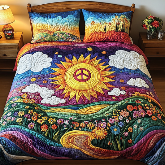 Vintage Dream 3-Piece Quilted Bedding Set NCU0VL1387