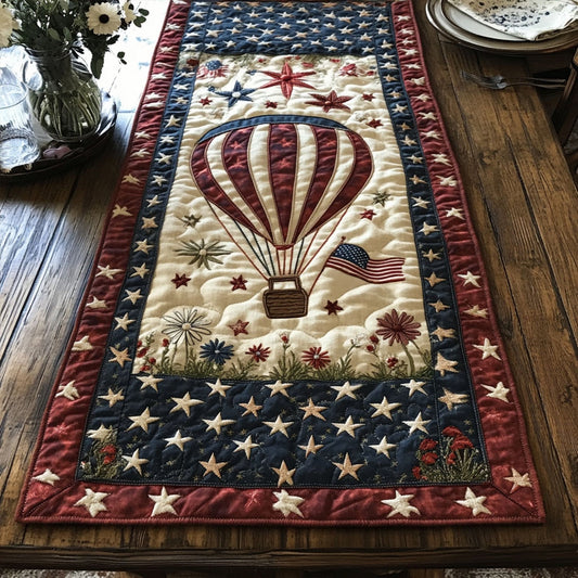 Vintage Glory Flight Quilted Table Runner NCU0PT5211