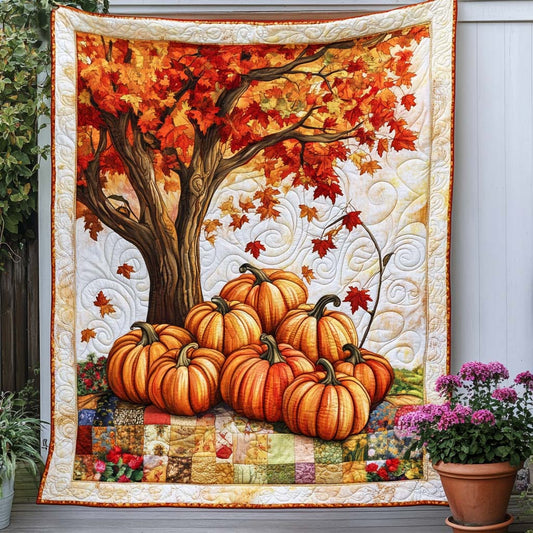 Vintage Maple Vibe Quilted Blanket NCU0NT8434