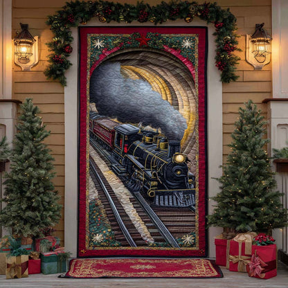 Vintage Raillight Glow Quilted Door Cover NCU0XD1590