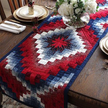 Vintage Stars Quilted Table Runner NCU0NT12695