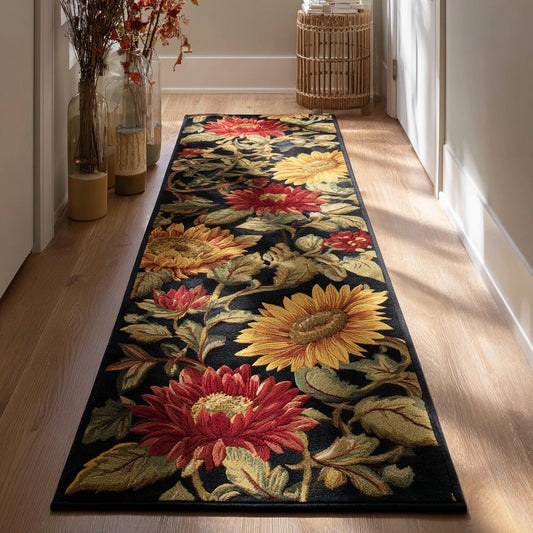 Vintage Sunflower Night Runner Carpet NCU0HH1011