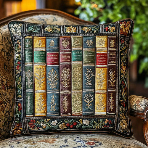 Vintage Tomes Quilted Pillow Case NCU0PT4685