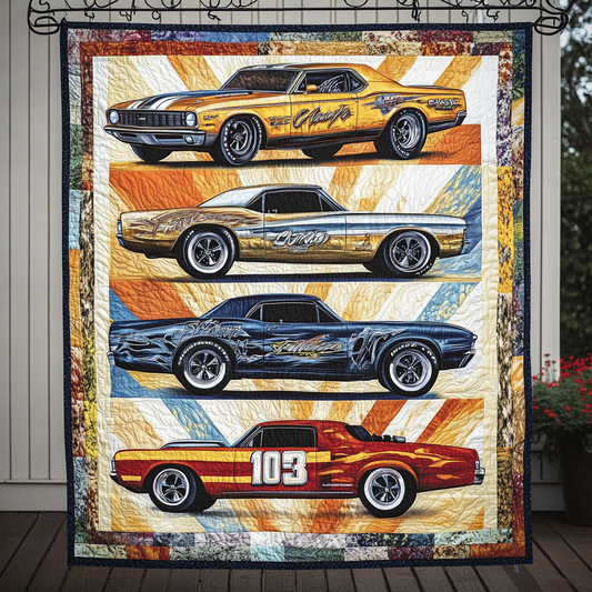 Vintage Velocity Quilted Blanket NCU0DK786