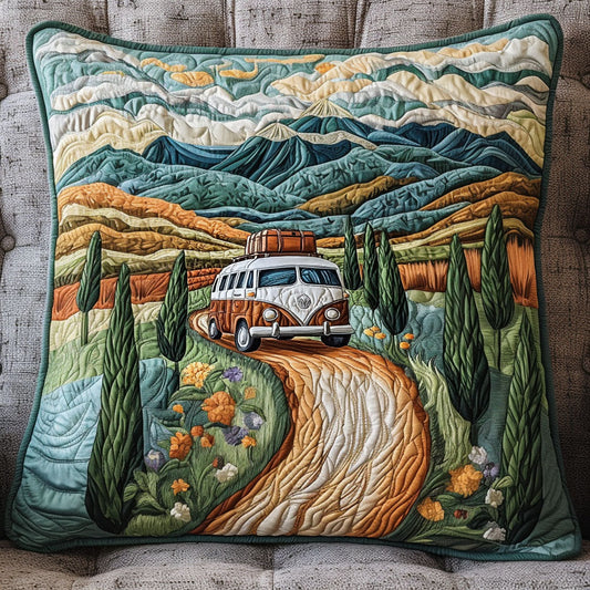 Vintage Vibes Escape Quilted Pillow Case NCU0PT4836