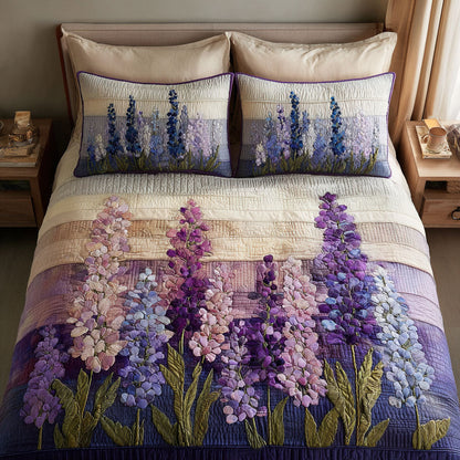 Violet Field 3-Piece Quilted Bedding Set NCU0TV149