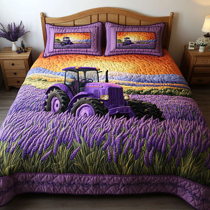 Violet Meadow 3-Piece Quilted Bedding Set NCU0NT6771
