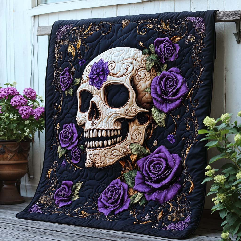 Violet Remembrance Quilted Blanket NCU0NT7934