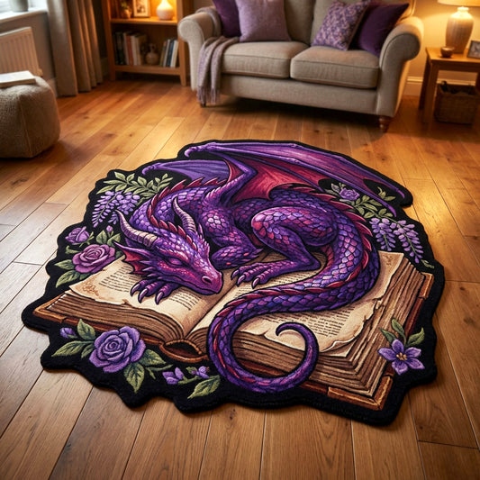 Violet Spell Custom Shape Area Rug NCU0TV1831