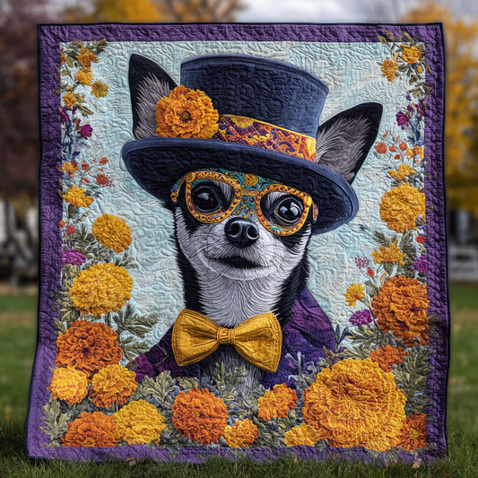 Viva la Chihuahua Quilted Blanket NCU0PT8545