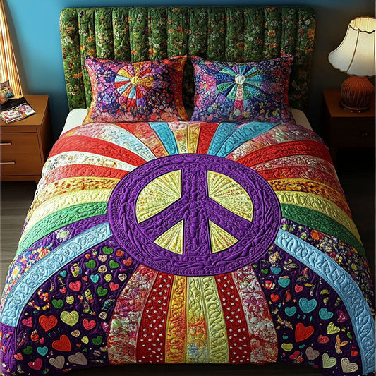 Vivid Dreams 3-Piece Quilted Bedding Set NCU0NT5767