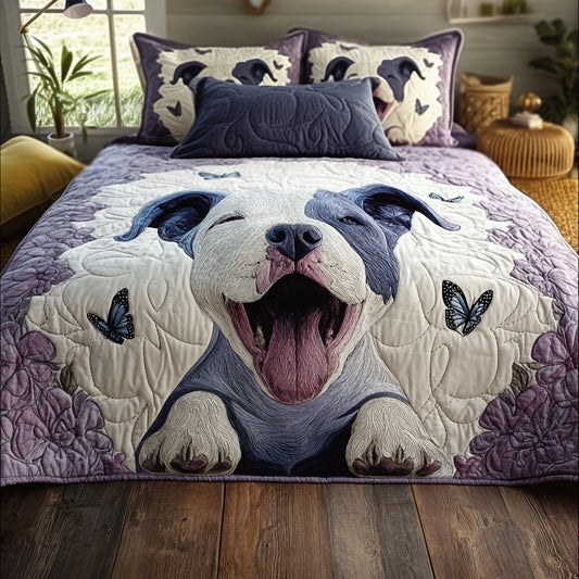 Vivid Guardian 3-Piece Quilted Bedding Set NCU0DV7447