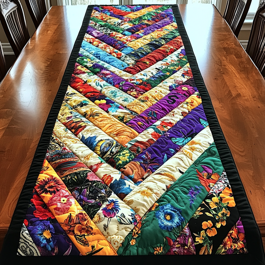 Vivid Harmony Quilted Table Runner NCU0DK5688