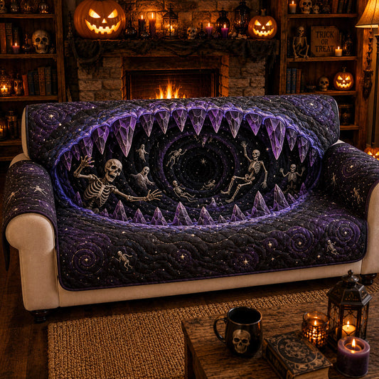 Void Spiral Quilted Sofa Cover NCU0TD2910