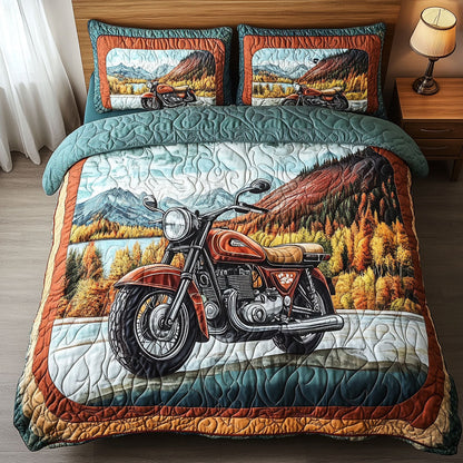 Vroom and Voyage 3-Piece Quilted Bedding Set NCU0PT5716