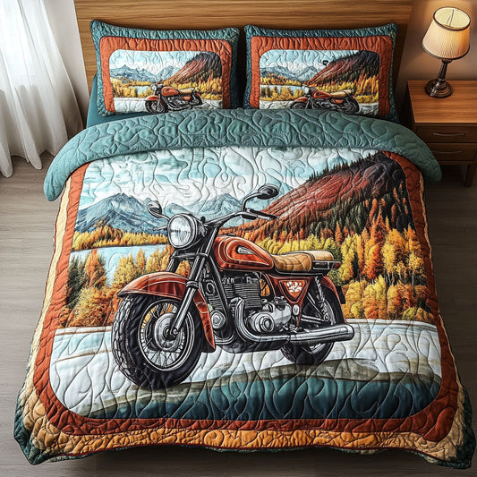 Vroom and Voyage 3-Piece Quilted Bedding Set NCU0PT5716