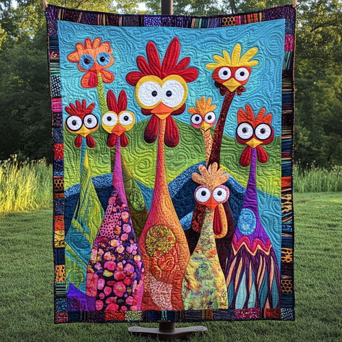 Wacky Coop Crew Quilted Blanket NCU0PT4462