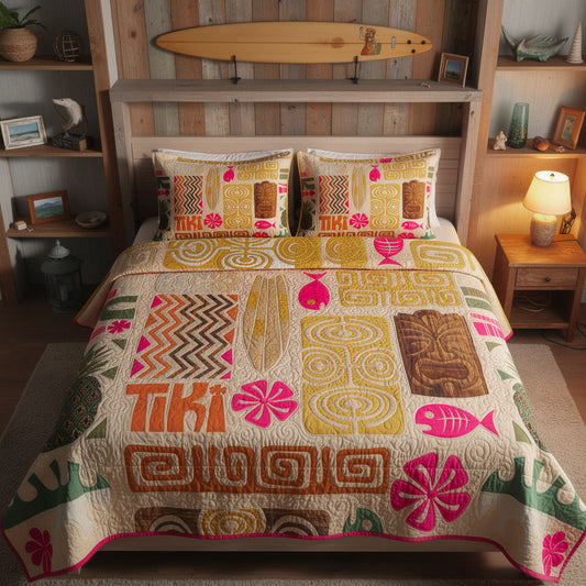 Waikiki Dream 3-Piece Quilted Bedding Set NCU0PT11708